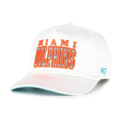 Miami Dolphins '47 Women's Outspoken Hitch Adjustable Hat - White on sale