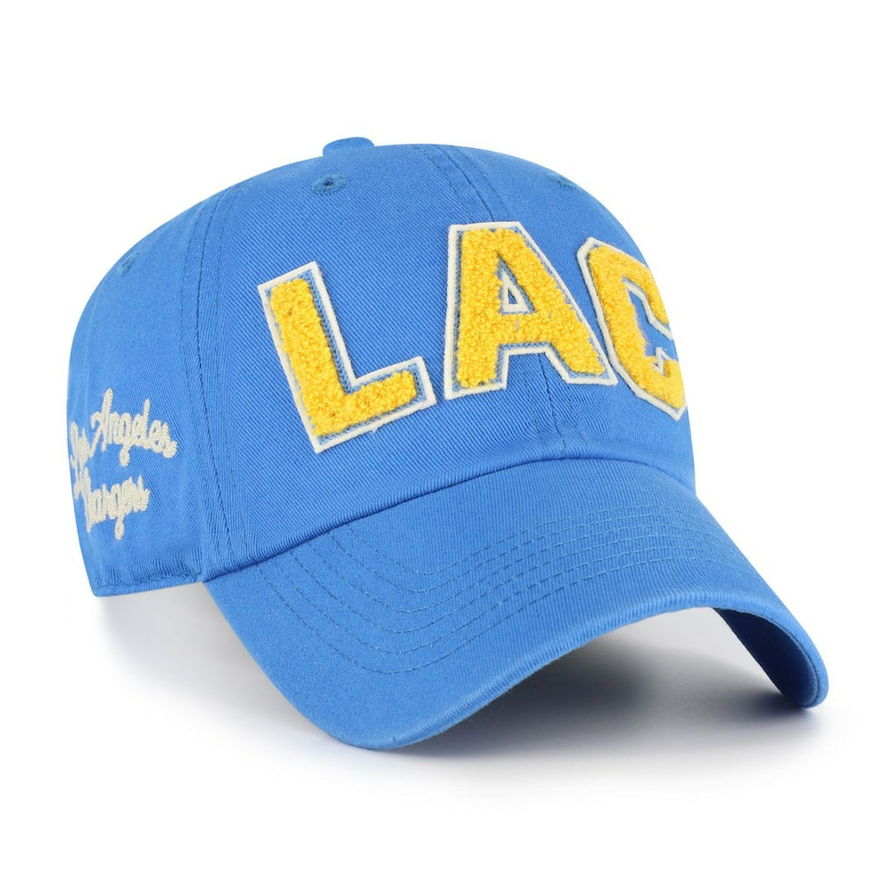 Los Angeles Chargers '47 Women's Zoey Clean Up Adjustable Hat - Powder Blue for sale