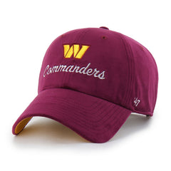 Washington Commanders '47 Women's Spirited Clean Up Adjustable Hat - Burgundy for sale
