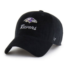 Baltimore Ravens '47 Women's Spirited Clean Up Adjustable Hat - Black on sale