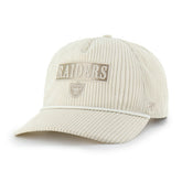 Las Vegas Raiders '47 Women's Mellow Corduroy Hitch Adjustable Hat - Natural for sale