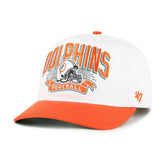 Miami Dolphins '47 Youth Prime Play Hitch Adjustable Hat - White/Orange on sale