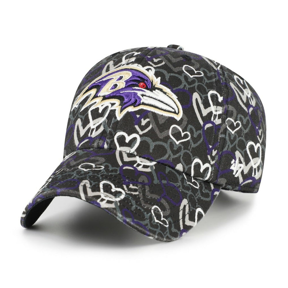 Baltimore Ravens '47 Girls Youth Mural Clean Up Adjustable Hat - Black discount