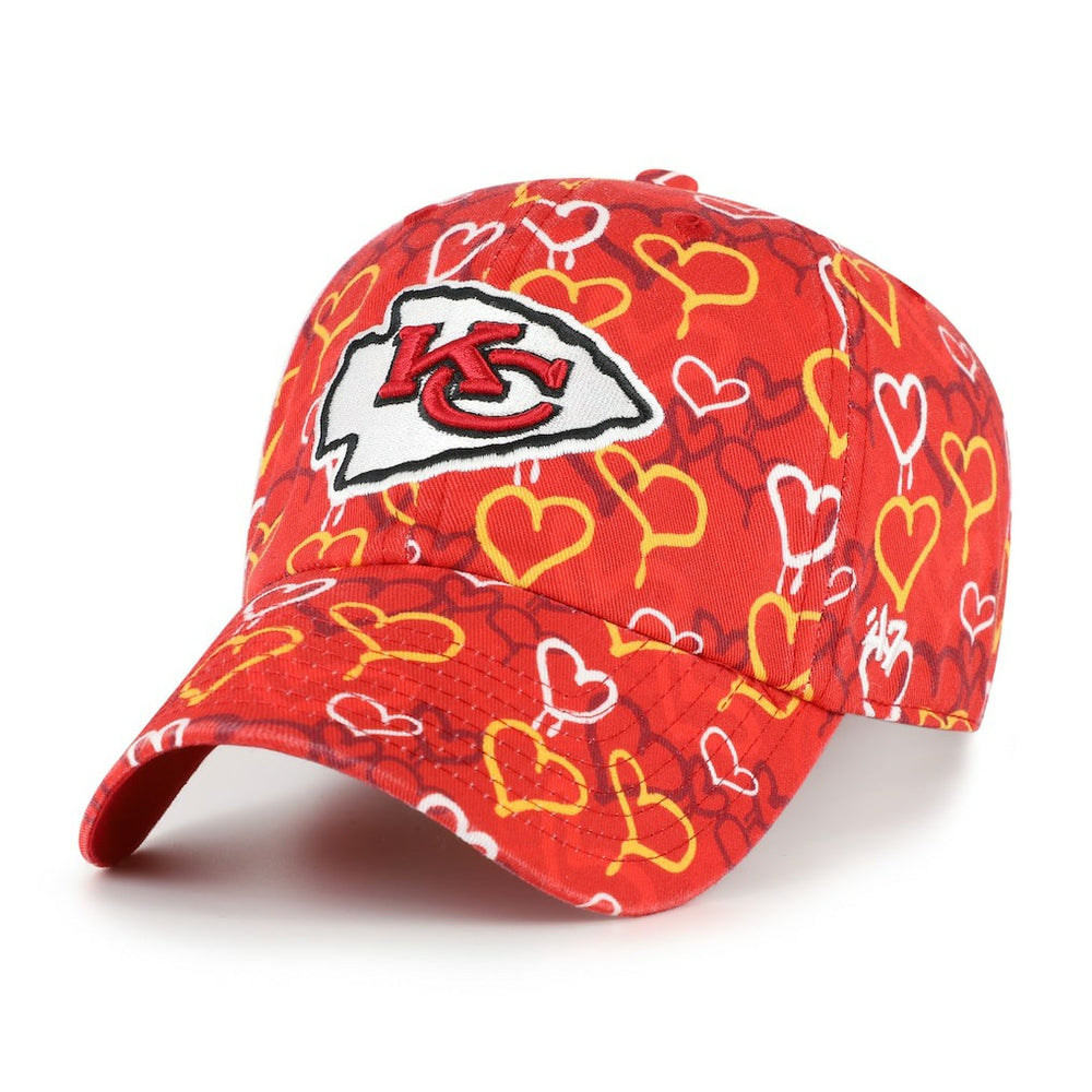 Kansas City Chiefs '47 Girls Youth Mural Clean Up Adjustable Hat - Red outlet