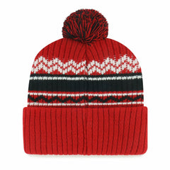 San Francisco 49ers '47 Youth Polar Vortex Cuffed Knit Hat with Pom - Scarlet discount