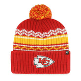 Kansas City Chiefs '47 Youth Polar Vortex Cuffed Knit Hat with Pom - Red discount
