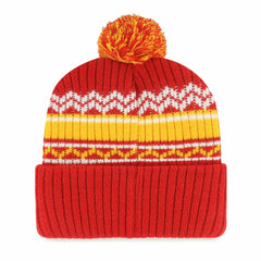 Kansas City Chiefs '47 Youth Polar Vortex Cuffed Knit Hat with Pom - Red discount