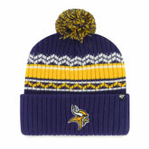 Minnesota Vikings '47 Youth Polar Vortex Cuffed Knit Hat with Pom - Purple for sale