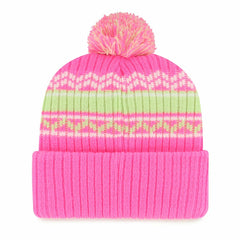 Kansas City Chiefs '47 Girls Youth Polar Vortex Cuffed Knit Hat with Pom - Pink outlet