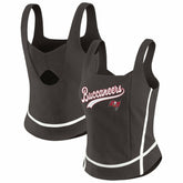 Tampa Bay Buccaneers WEAR by Erin Andrews Women's Square Neck Tank Top - Pewter discount
