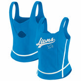 Detroit Lions WEAR by Erin Andrews Women's Square Neck Tank Top - Blue online