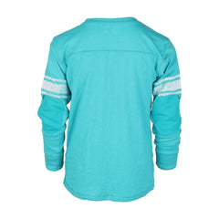 Miami Dolphins Wes & Willy Youth Football Long Sleeve T-Shirt - Aqua sale
