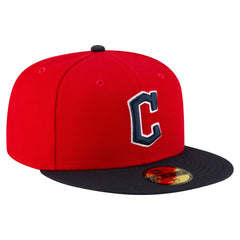 Cleveland Guardians Authentic Collection On Field 59FIFTY Fitted Hat - Red/Black | New Era