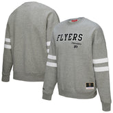 Philadelphia Flyers Mitchell & Ness Women's Logo Lightweight Pullover Sweatshirt Heather Gray