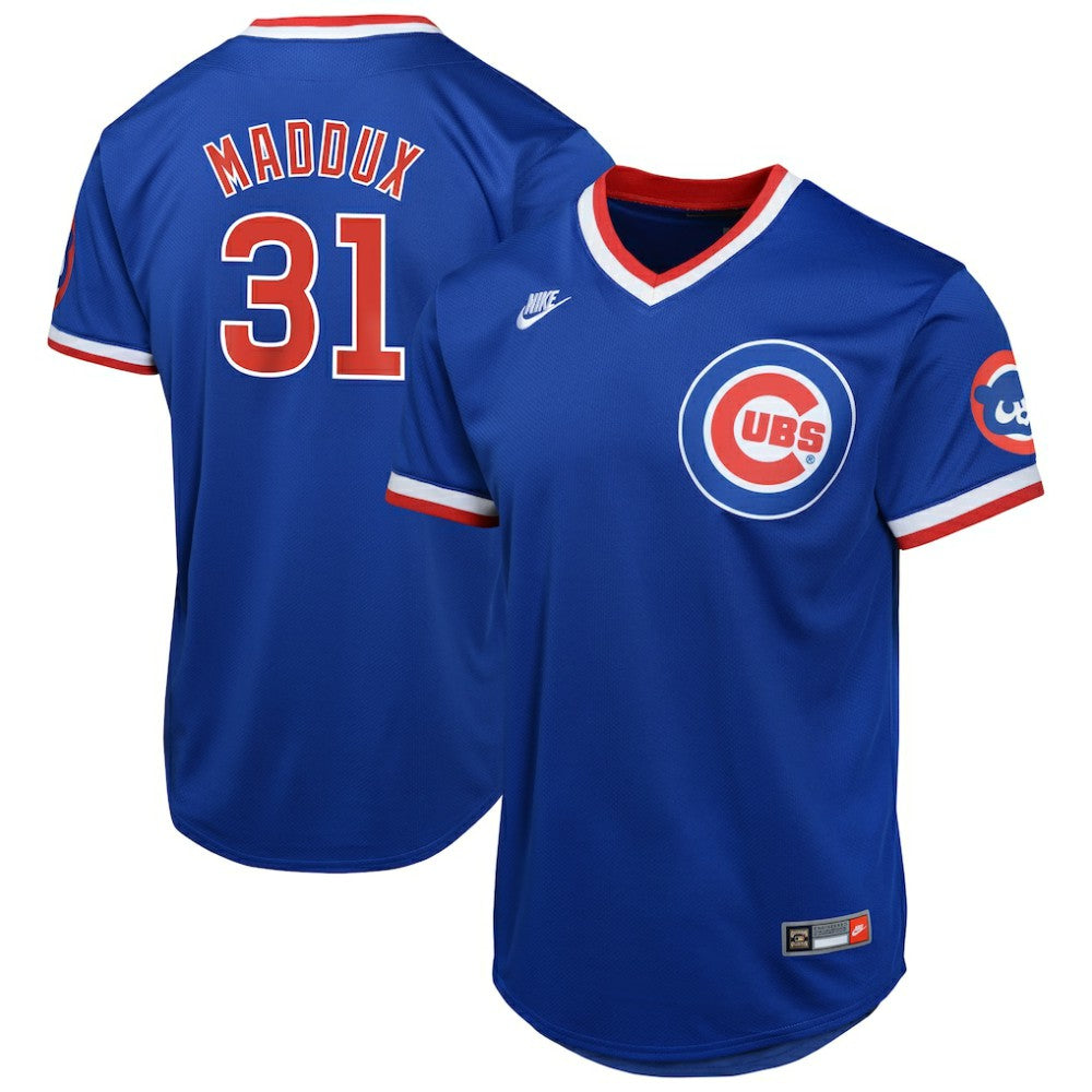 Greg Maddux Chicago Cubs Youth Cooperstown Collection Limited Jersey - Royal | Nike