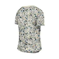 Dallas Cowboys New Era Women's Glam Game Floral Scoop Neck T-Shirt - Cream outlet