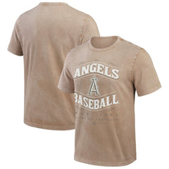 Los Angeles Angels Darius Rucker Collection Sunfaded T-Shirt - Tan
