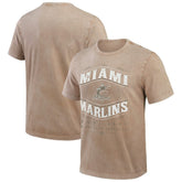 Miami Marlins Darius Rucker Collection Sunfaded T-Shirt - Tan