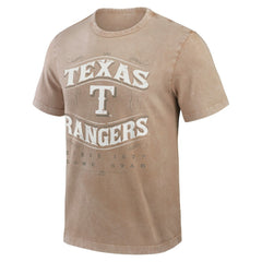 Texas Rangers Darius Rucker Collection Sun Faded T-Shirt - Tan