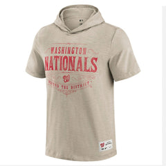 Washington Nationals Darius Rucker Collection Distressed Hoodie T-Shirt - Tan