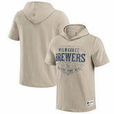 Milwaukee Brewers Darius Rucker Collection Hooded T-Shirt - Tan