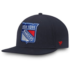 New York Rangers Fanatics Core Fitted Hat Navy