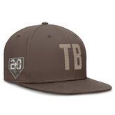 Tampa Bay Rays True Statement 20th AnniversaryPerformance Fitted Hat - Brown | Nike
