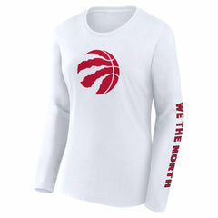 Toronto Raptors Women's Long Sleeve T-Shirt - White | Fanatics for sale