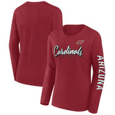 Arizona Cardinals Women's Cheerleader Long Sleeve T-Shirt - Cardinal online