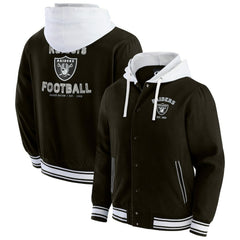 Las Vegas Raiders Darius Rucker Collection Full-Snap Hoodie Jacket - Black cheap
