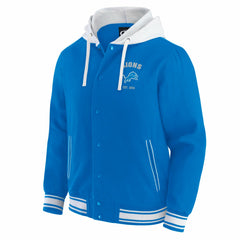 Detroit Lions Darius Rucker Collection Full-Snap Hoodie Jacket - Blue for sale