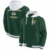Green Bay Packers Darius Rucker Collection Full-Snap Hoodie Jacket - Green on sale