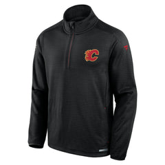 Calgary Flames Fanatics Authentic Pro Rink Quarter-Zip Top Black