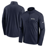 Seattle Seahawks Pacer Half-Zip Pullover - College Navy | Nike for sale