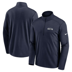 Seattle Seahawks Pacer Half-Zip Pullover - College Navy | Nike for sale