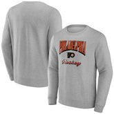 Philadelphia Flyers Fanatics Light the Candle Fleece Pullover Sweatshirt Gray