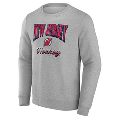 New Jersey Devils Fanatics Light the Candle Fleece Pullover Sweatshirt Gray