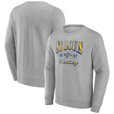 Fanatics St. Louis Blues Gray Nimbus Fleece Pullover Sweatshirt