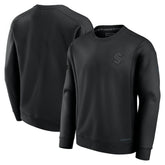 Seattle Kraken Fanatics Authentic Pro Road Fleece Sweatshirt Black