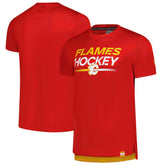 Calgary Flames Fanatics Authentic Pro Tech T-Shirt Red