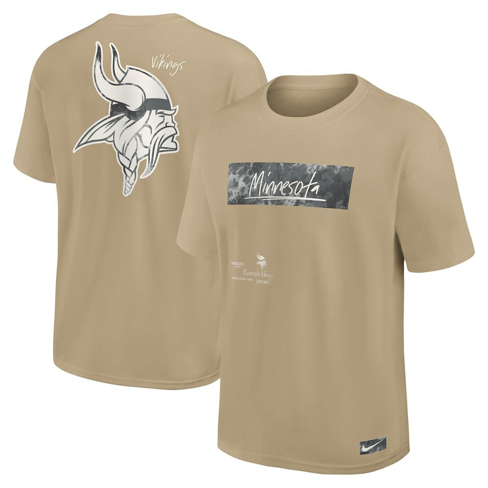 Minnesota Vikings Statement Max90 T-Shirt - Tan | Nike for sale