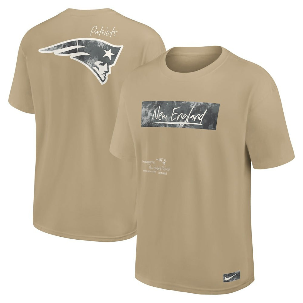New England Patriots Statement Max90 T-Shirt - Tan | Nike discount