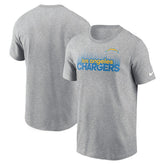 Los Angeles Chargers Local Essential T-Shirt - Heather Gray | Nike sale