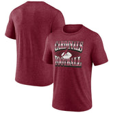 Arizona Cardinals Extreme Tackle Tri-Blend T-Shirt - Heather Cardinal cheap