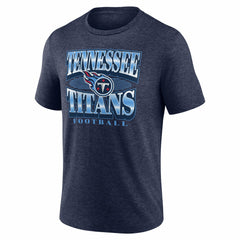 Tennessee Titans Extreme Tackle Tri-Blend T-Shirt - Heather Navy sale