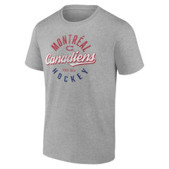 Montreal Canadiens Fanatics Emblem T-Shirt Gray