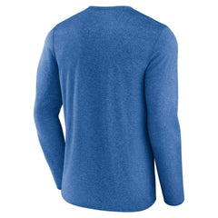 New York Islanders Fanatics Sweep Iconic Synthetic Long Sleeve T-Shirt Heather Royal