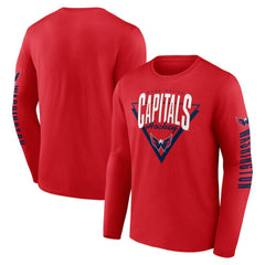 Washington Capitals Fanatics Headline Long Sleeve T-Shirt Red