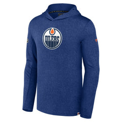 Edmonton Oilers Fanatics Authentic Pro Lightweight Pullover Hoodie Royal