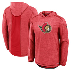 Ottawa Senators Fanatics Authentic Pro Rink Pullover Hoodie Heather Red